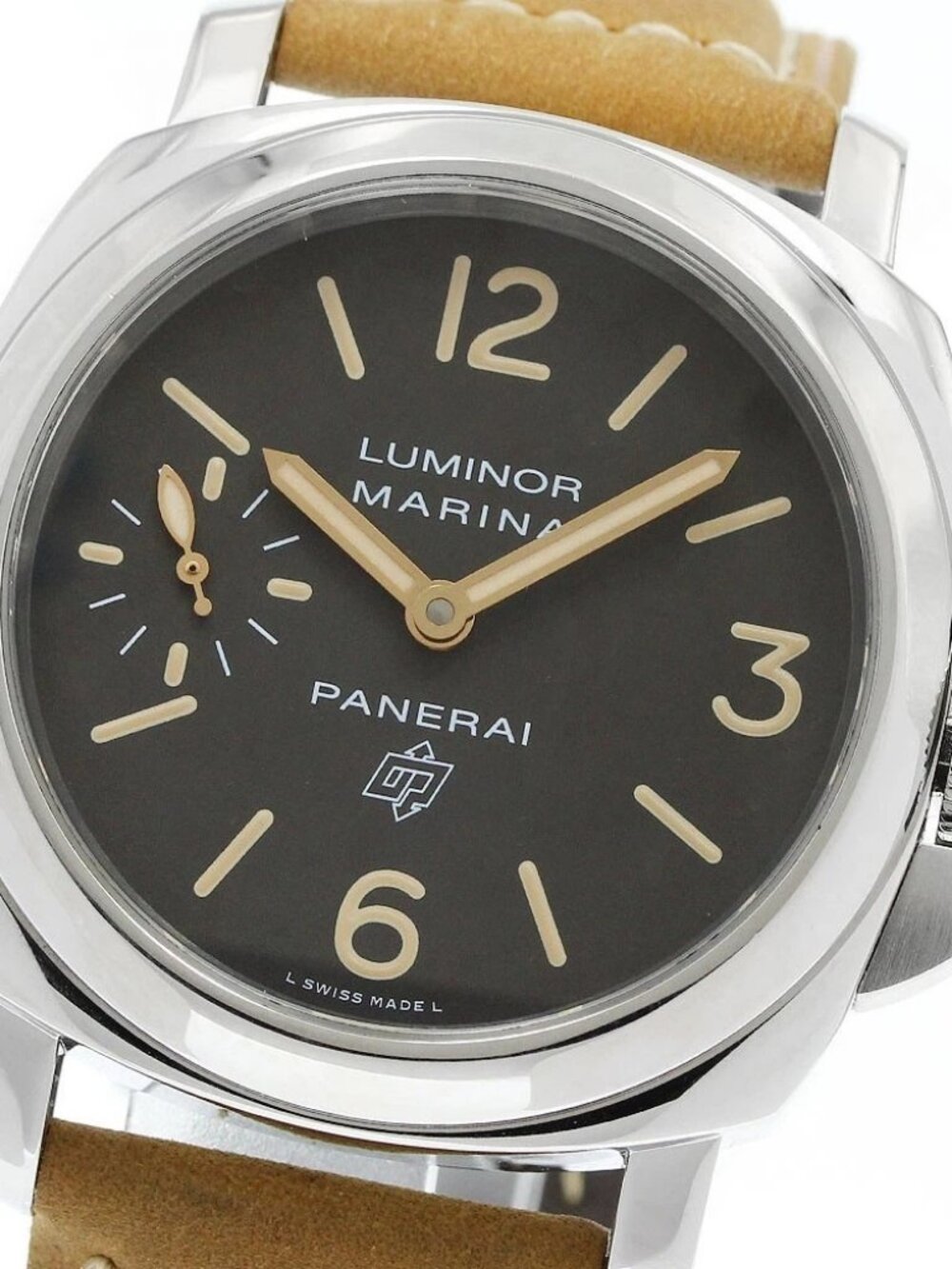 PANERAI Luminor Marina Logo Acciaio PAM00632 Hand Winding Men's Watch_949653